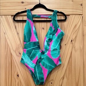 Buddy Love Green and Pink Kids One Piece